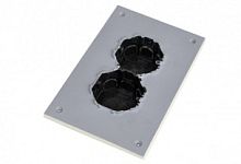 Подрозетник звукоизоляционный Ультракустик, на 2 поста